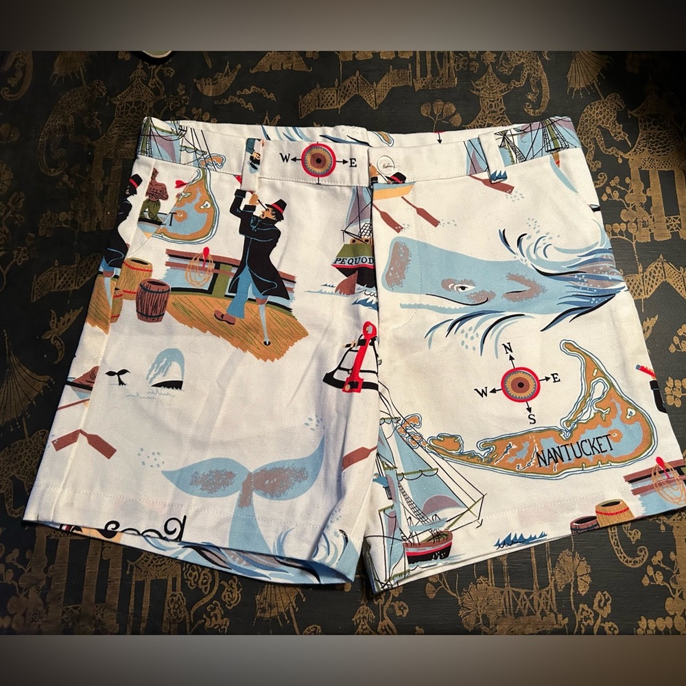 Boys Nantucket N. Tuc  Marche’ Amazing Print Short Size 10